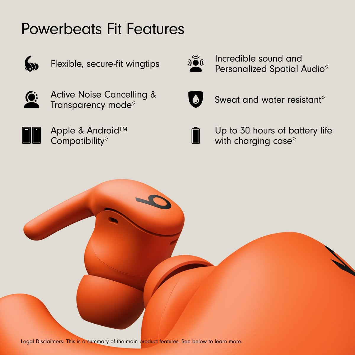 Beats PowerBeats Fit - Auriculares inalámbricos de entrenamiento co...