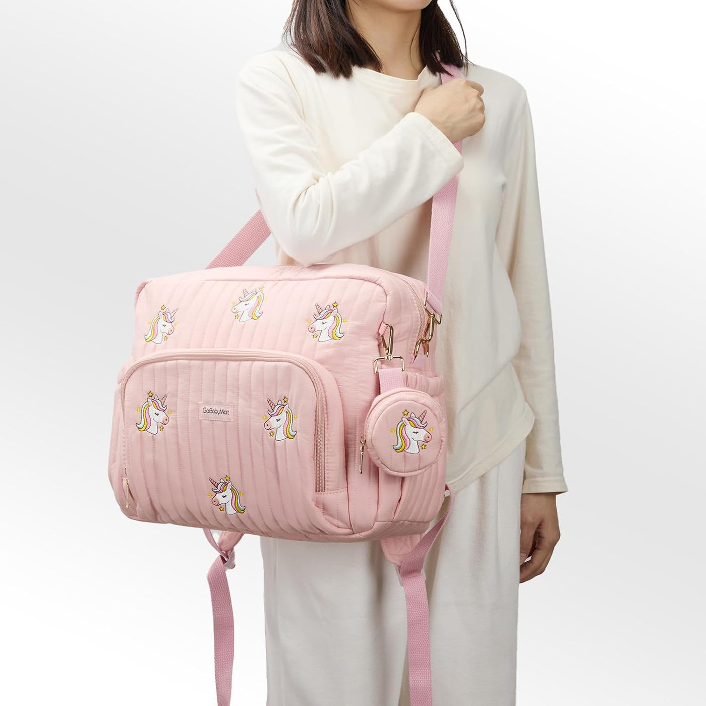 GOBABYMART Mochila para Pañales con Almohadilla Cambiadora - Bolsa...