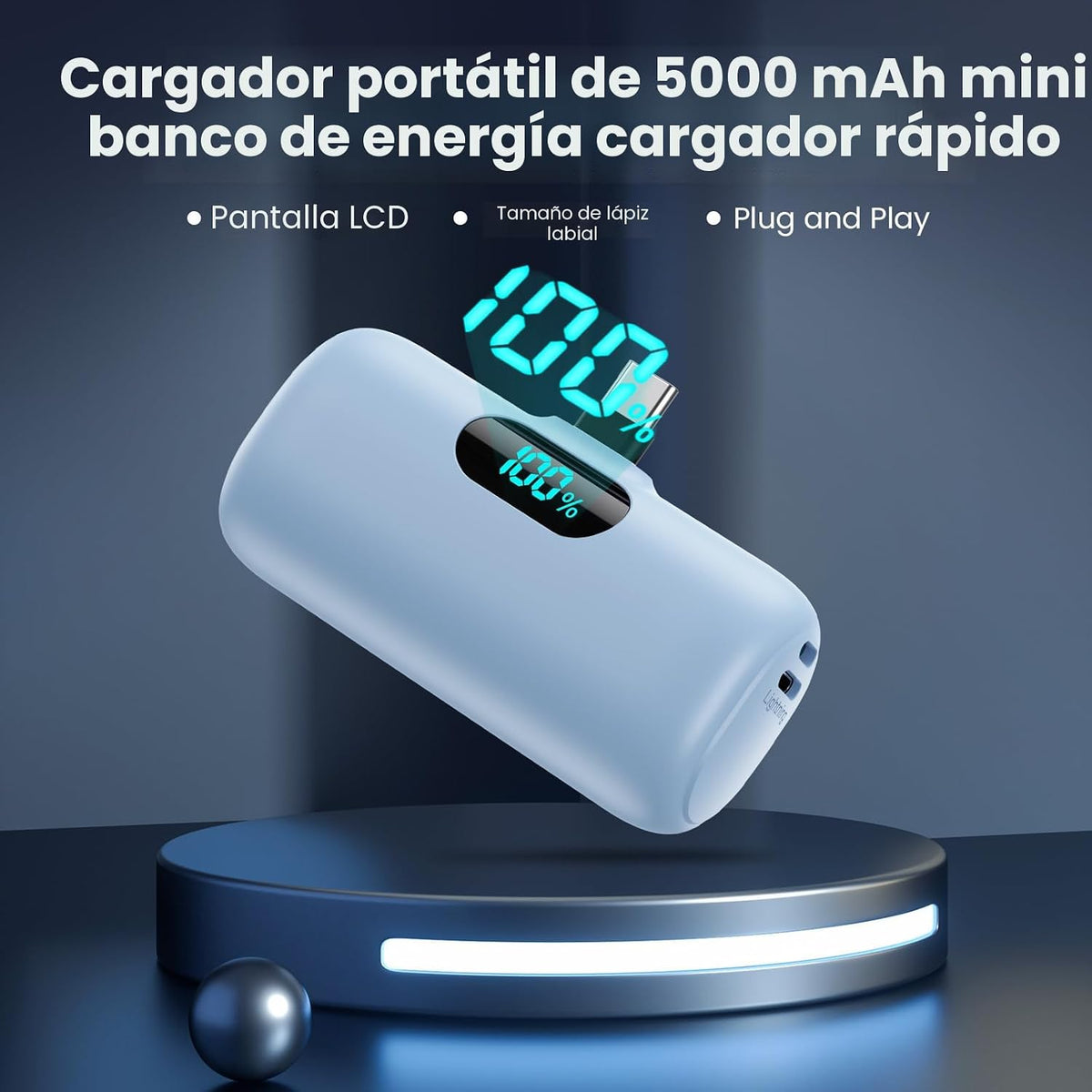 [Paquete de 2] Cargador portátil para iPhone 18\/17\/16\/15, mini c...