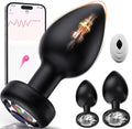 Tapón anal vibrador de 3 piezas, juguetes sexuales para adultos, ta...