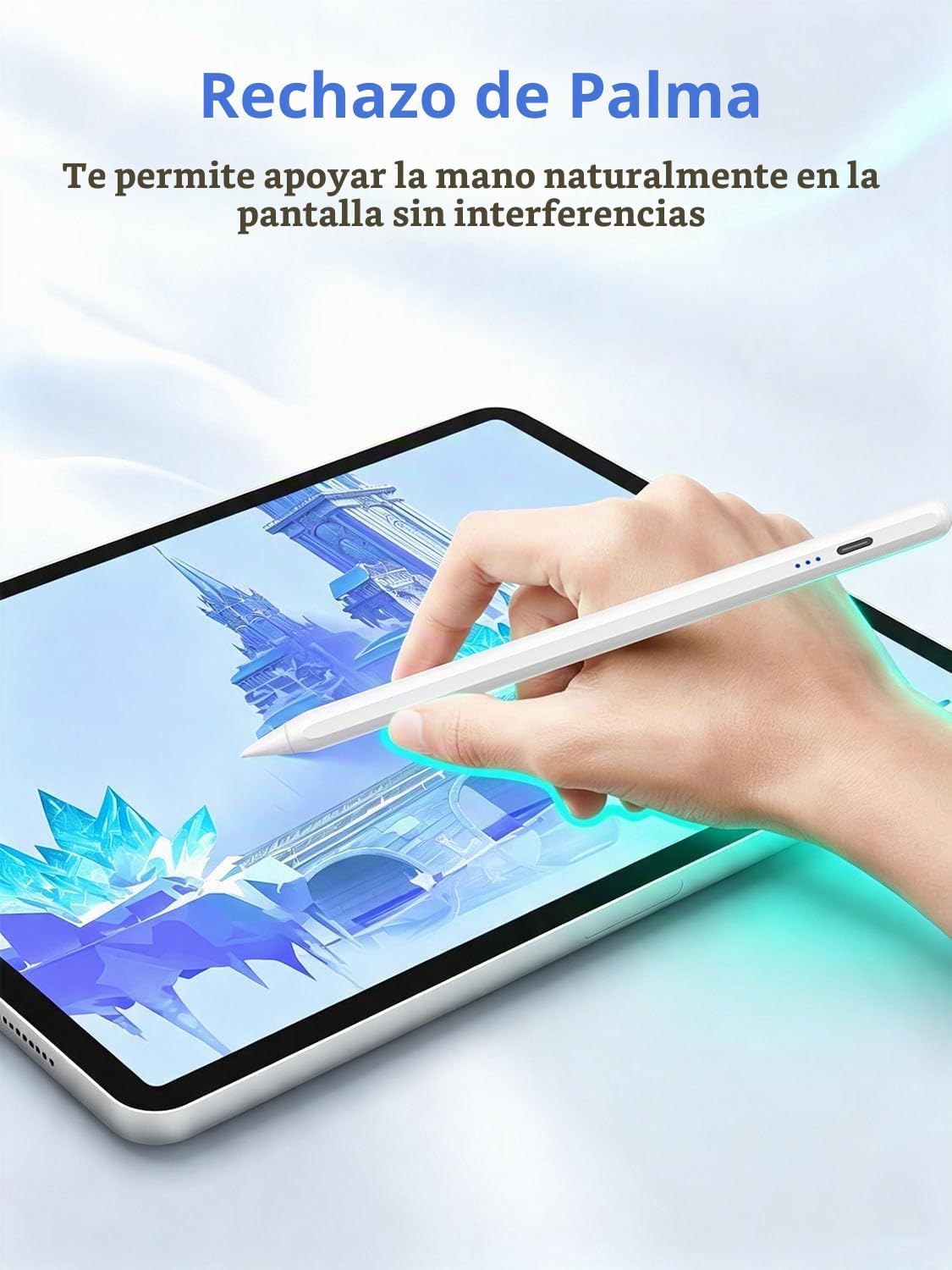 [2Pack] Lápiz capacitivo para Apple iPad (2025-2018), lápiz con sen...