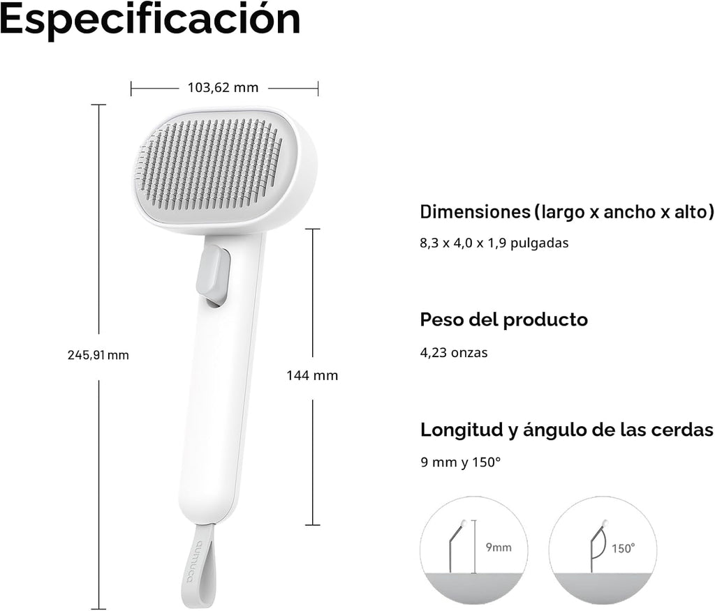 Aumuca - Cepillo para gatos de pelo largo o corto de interior, para...