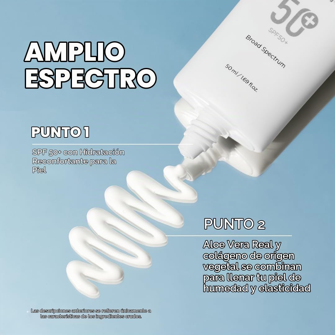 TIRTIR Hydro UV Shield Protector solar | SPF 50+ amplio espectro UV...