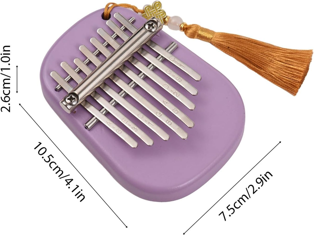 LiebeWH - Piano de pulgar Kalimba de 8 teclas, portátil exquisito m...