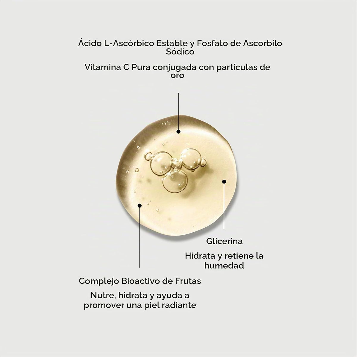 Naturium - Suero complejo de vitamina C con ácido hialurónico, 1 fl...
