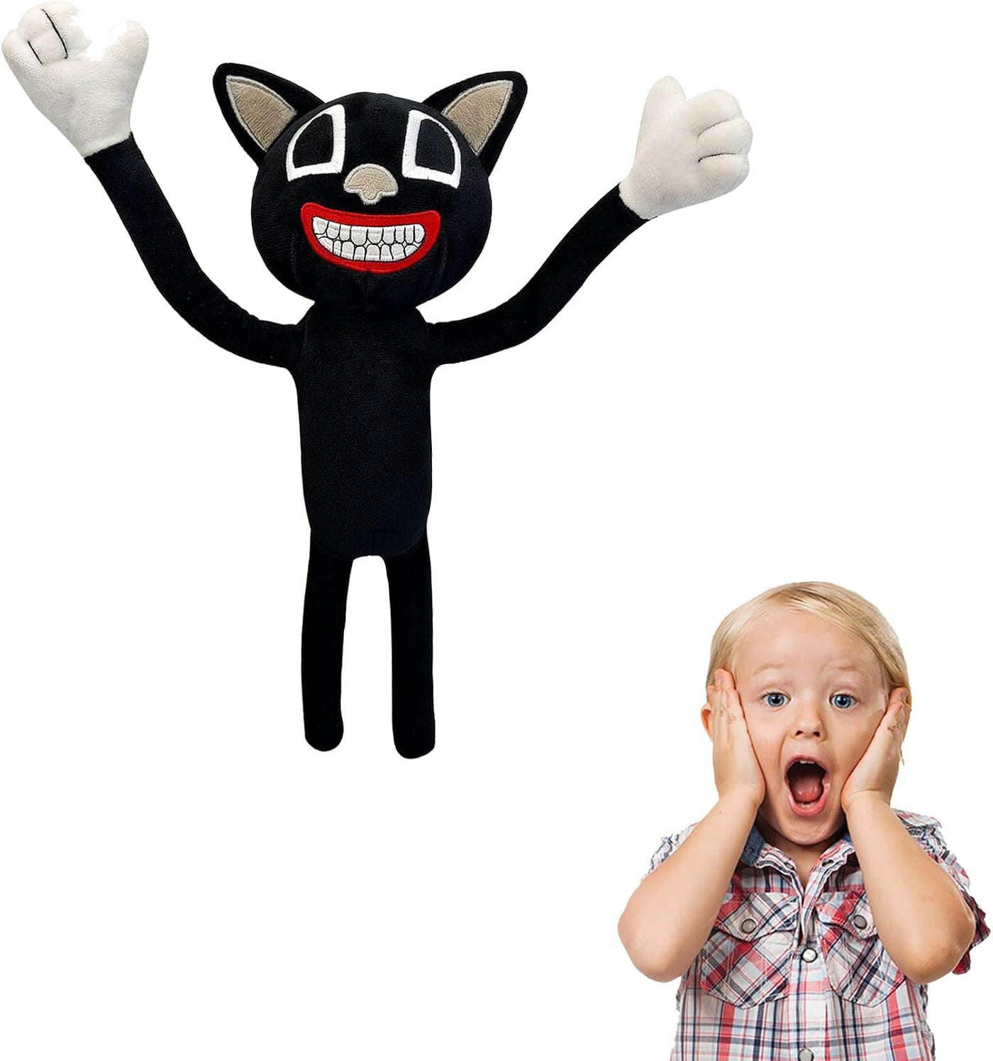 FIMIGID Juguetes de peluche de monstruo con extremidades movibles d...