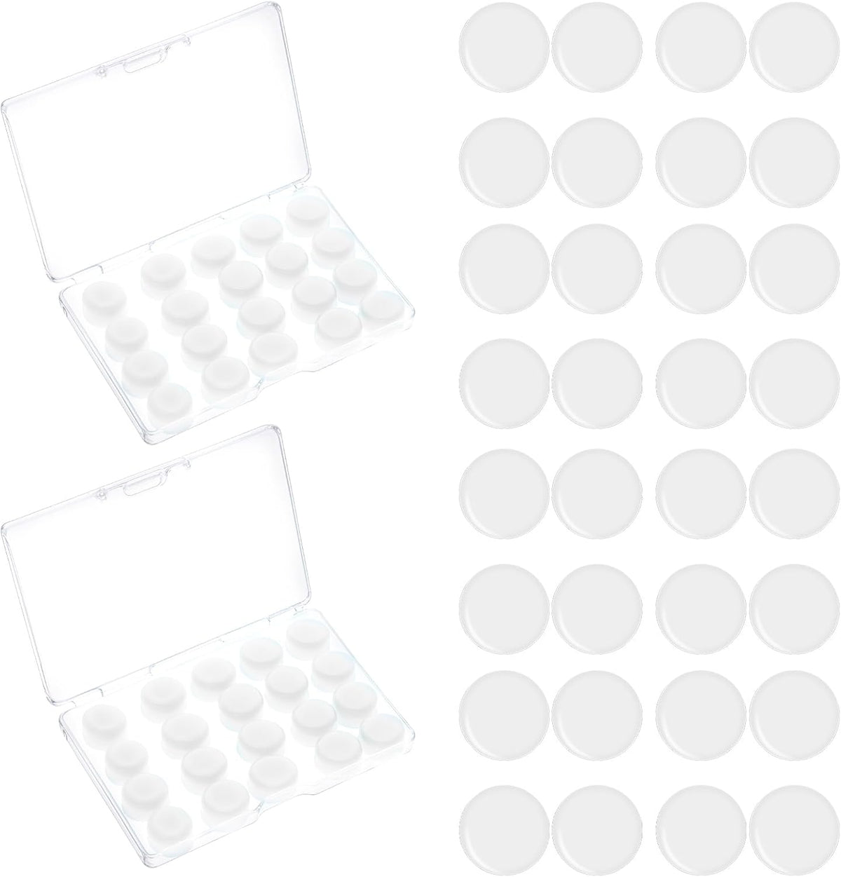 40 tapones para los oídos de silicona, tapones para los oídos de si...