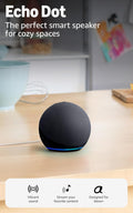 Amazon Echo Dot (modelo más nuevo): altavoz con sonido vibrante, di...