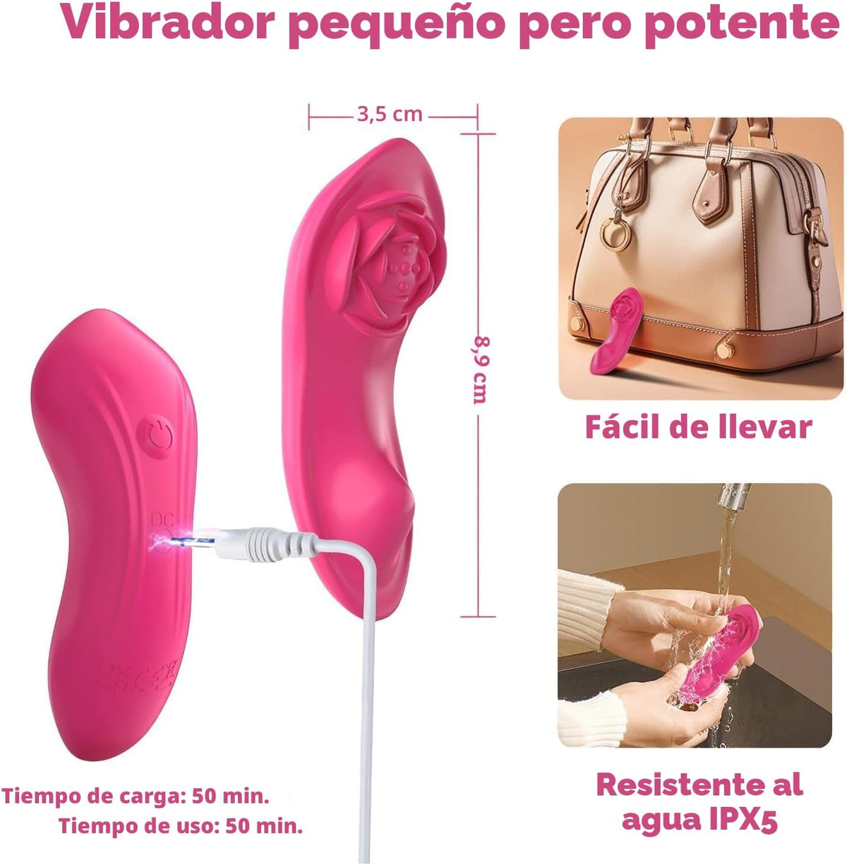 Juguetes sexuales para adultos para mujeres y parejas, vibrador de...