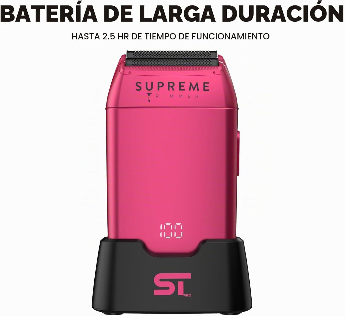 Supreme Trimmer Crunch STF602 - Afeitadora impermeable de doble lám...