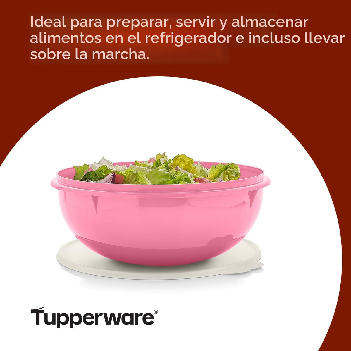 Tupperware Fix-N-Mix - Tazón para mezclar de 1.7 galones con tapa,...