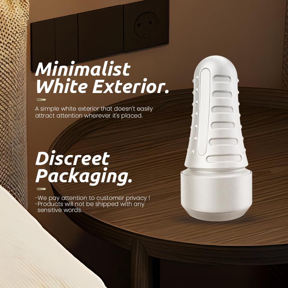 Masturbador masculino realista de bolsillo, vagina texturizada con...