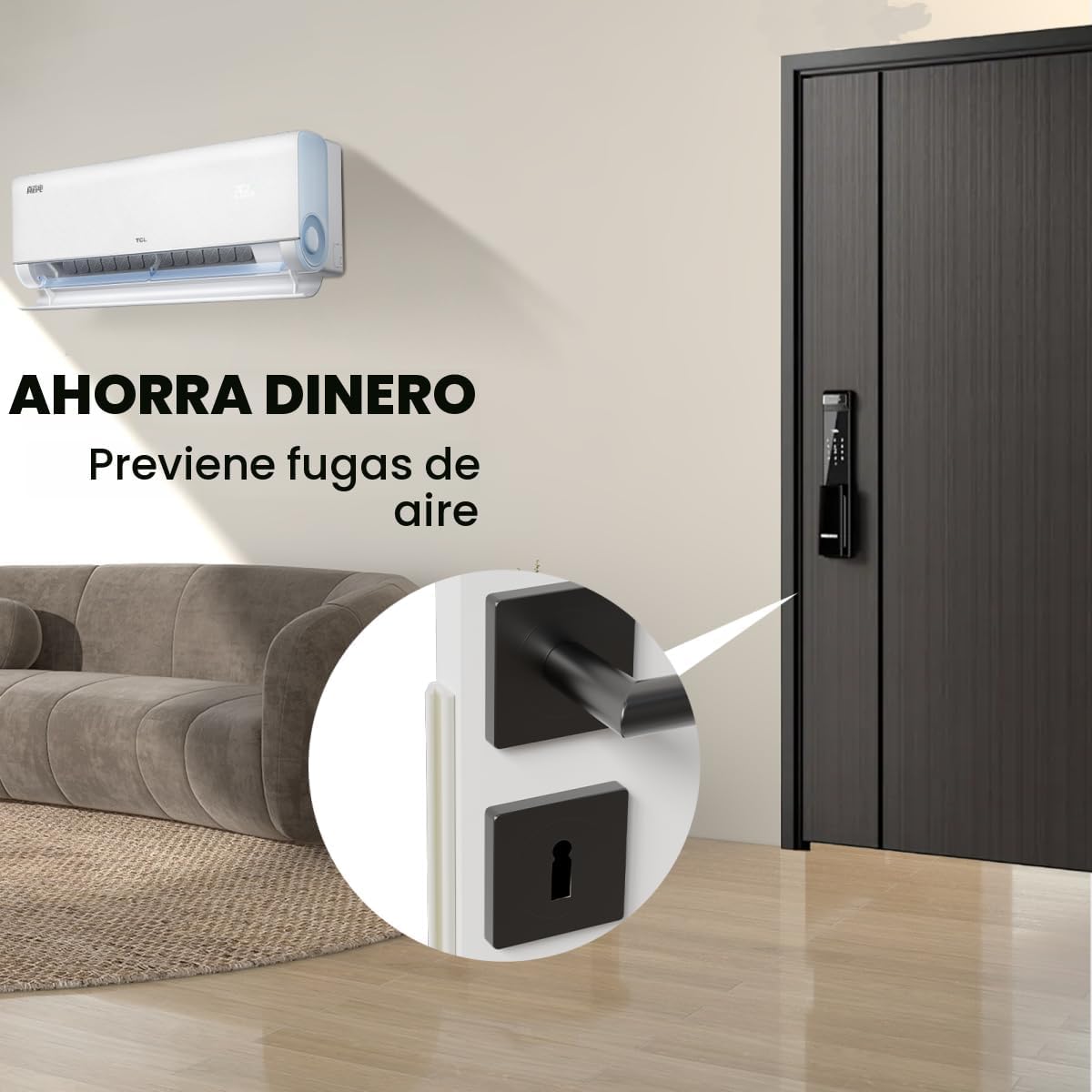 Tira fina del sello del marco de la puerta de la espuma de la forma...