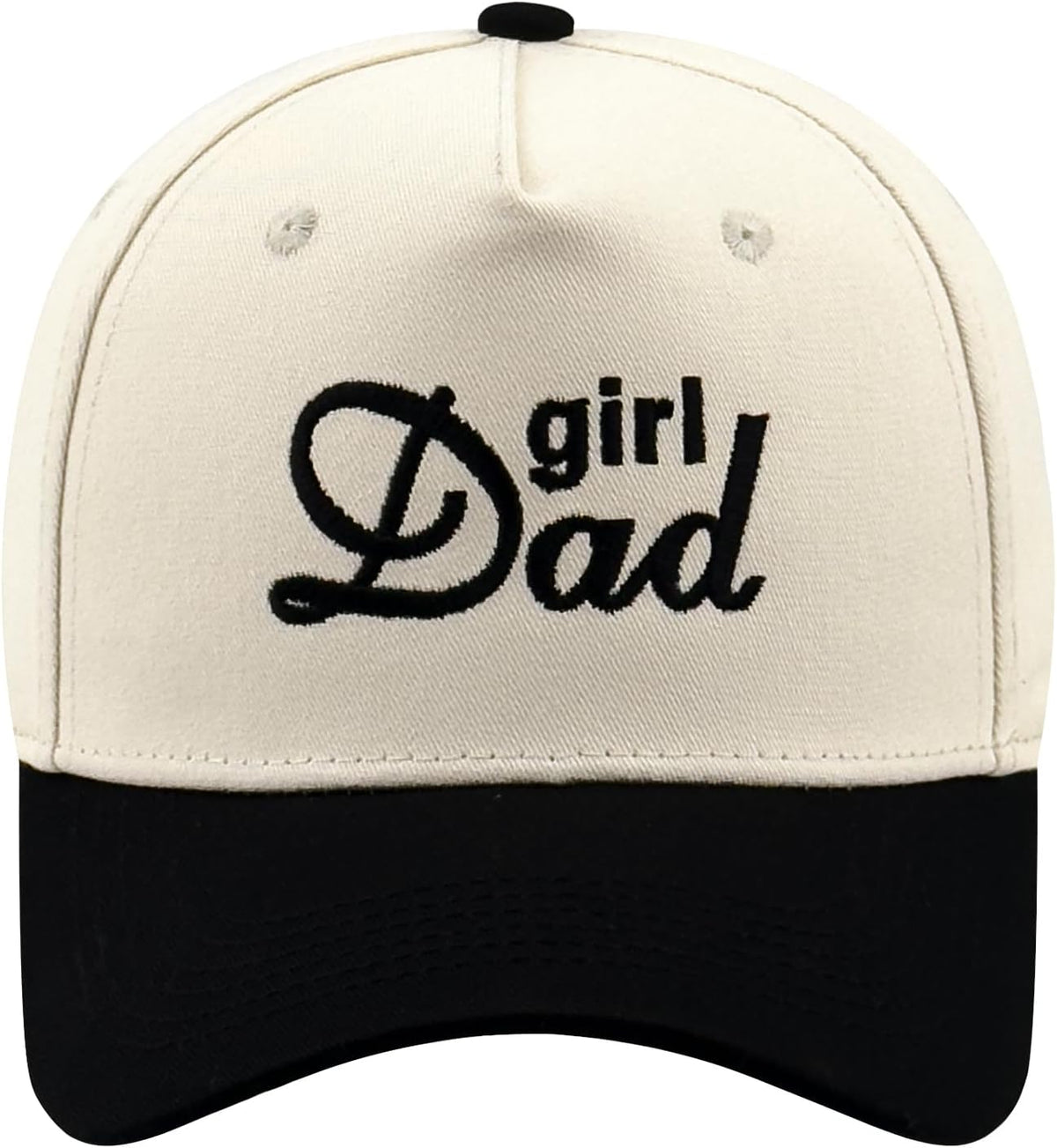 DYBICKT Gorra de béisbol bordada de dos tonos para niño, niña, papá...