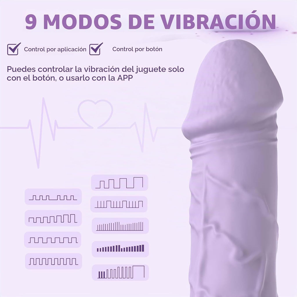 BGGOOD Adult Toys - Vibradores de control de aplicación, consolador...