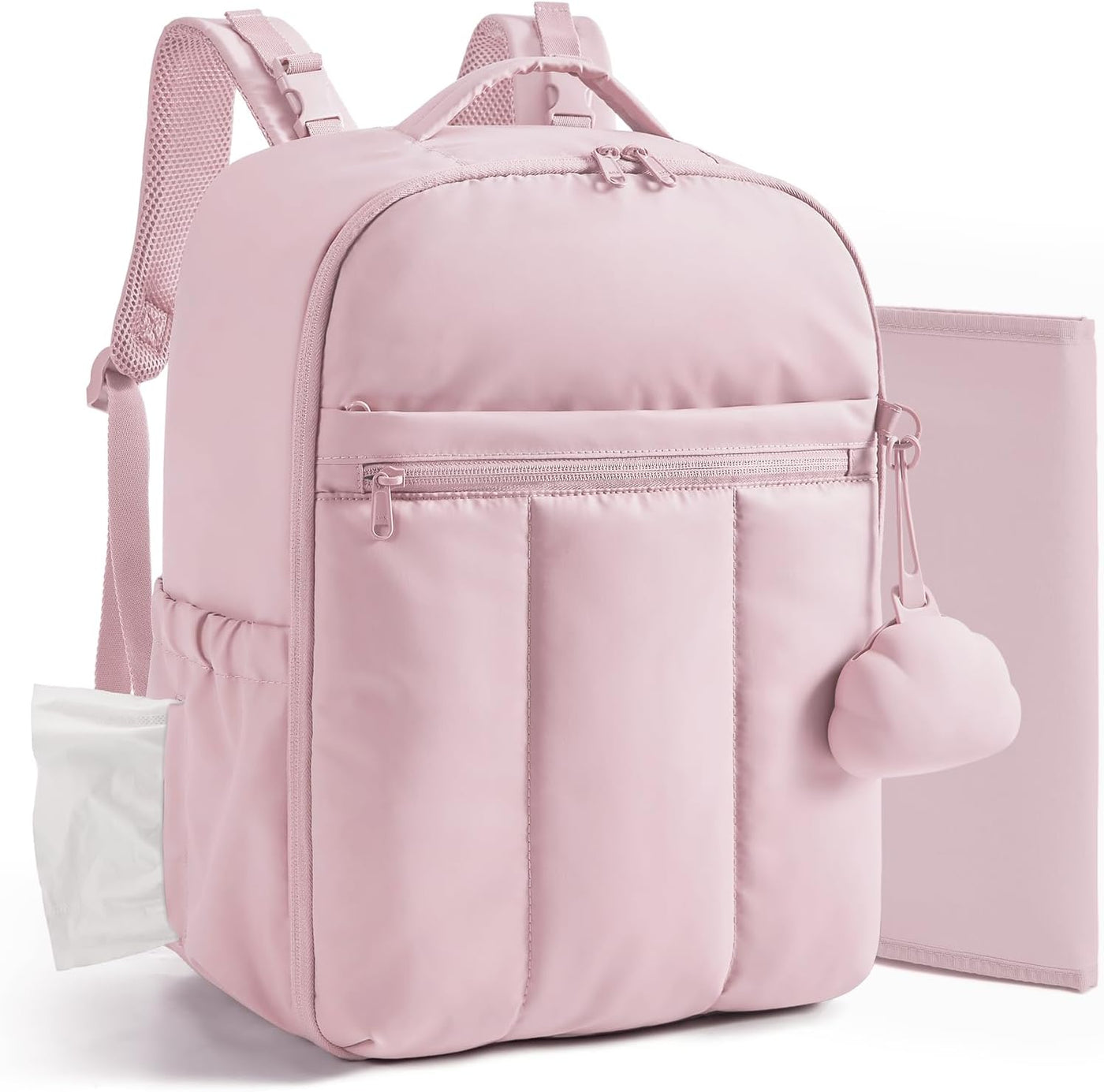BAGSMART Mochila para pañales para bebé, bolsa de pañales ligera y...