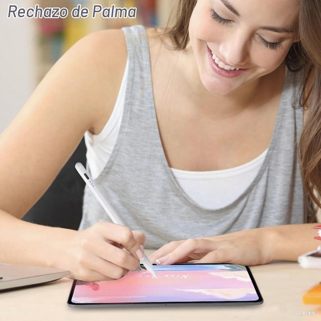 Lápiz para Apple Stylus Pen para iPad A16 rechazo de palma y sensib...