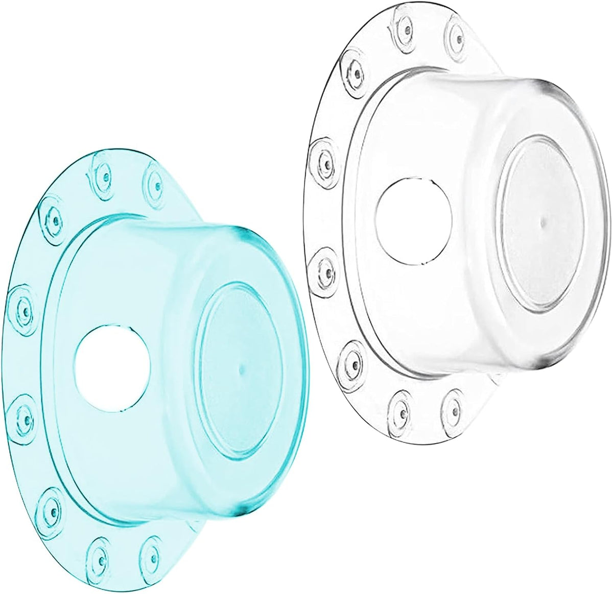 Houlishu 2 tapones de bañera de 6.1 pulgadas, tapón de PVC verde tr...