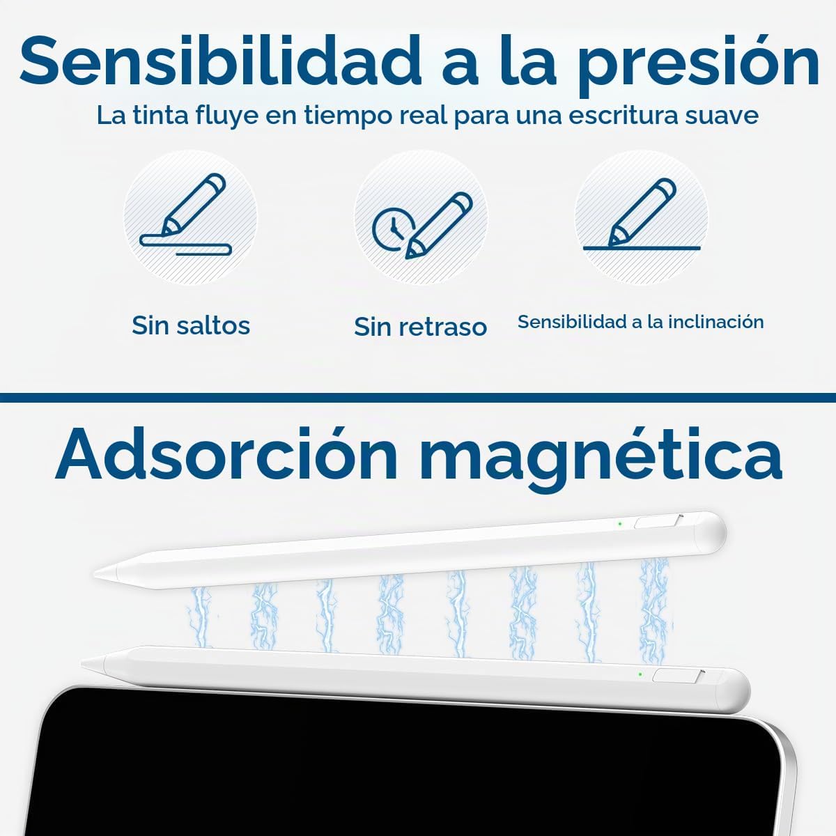 Uogic Lápiz óptico con función de acceso directo, lápiz activo para...