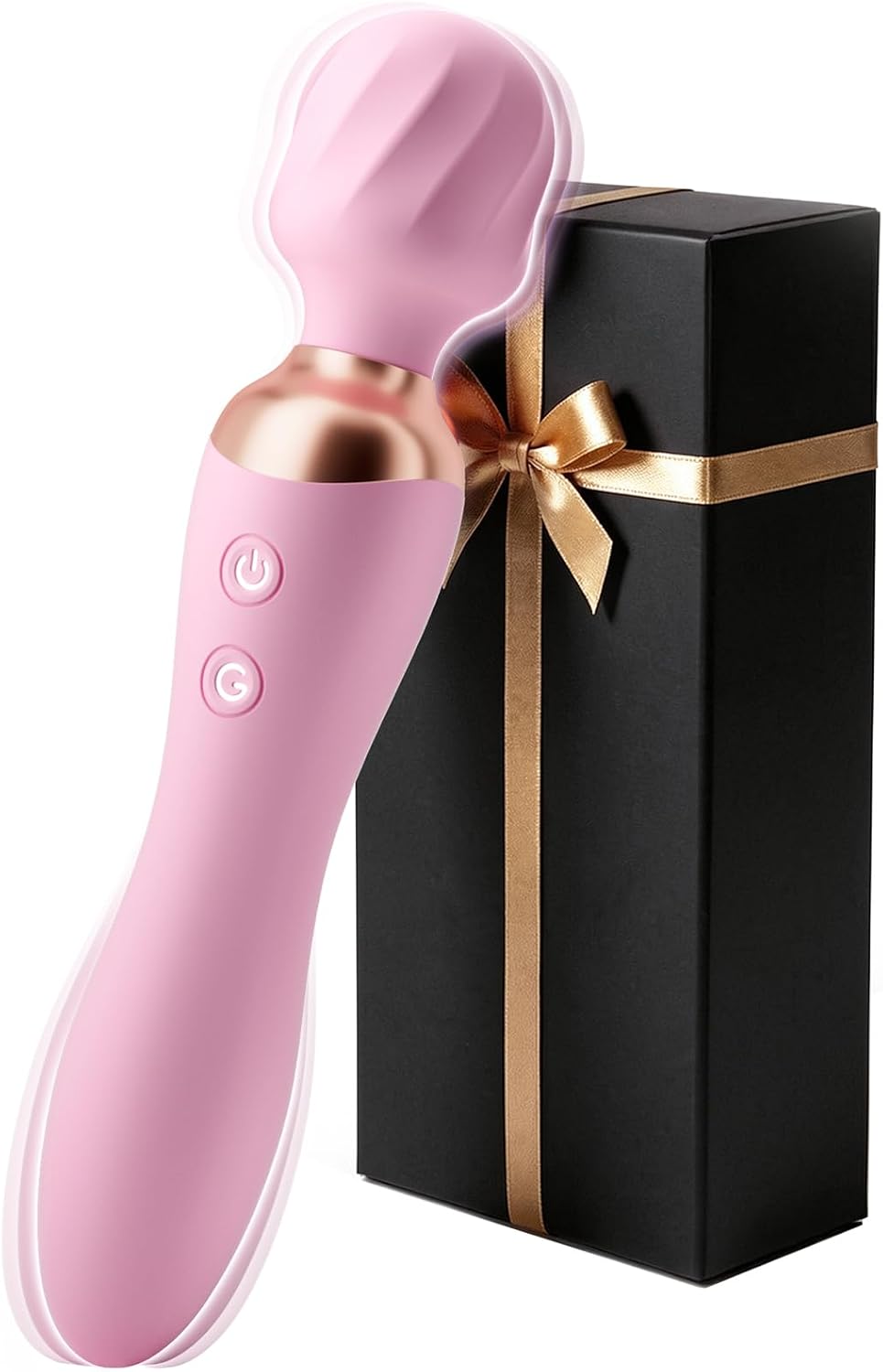 MOOLIGIRL Sex Toys - Varita vibradora de doble extremo, 24 patrones...