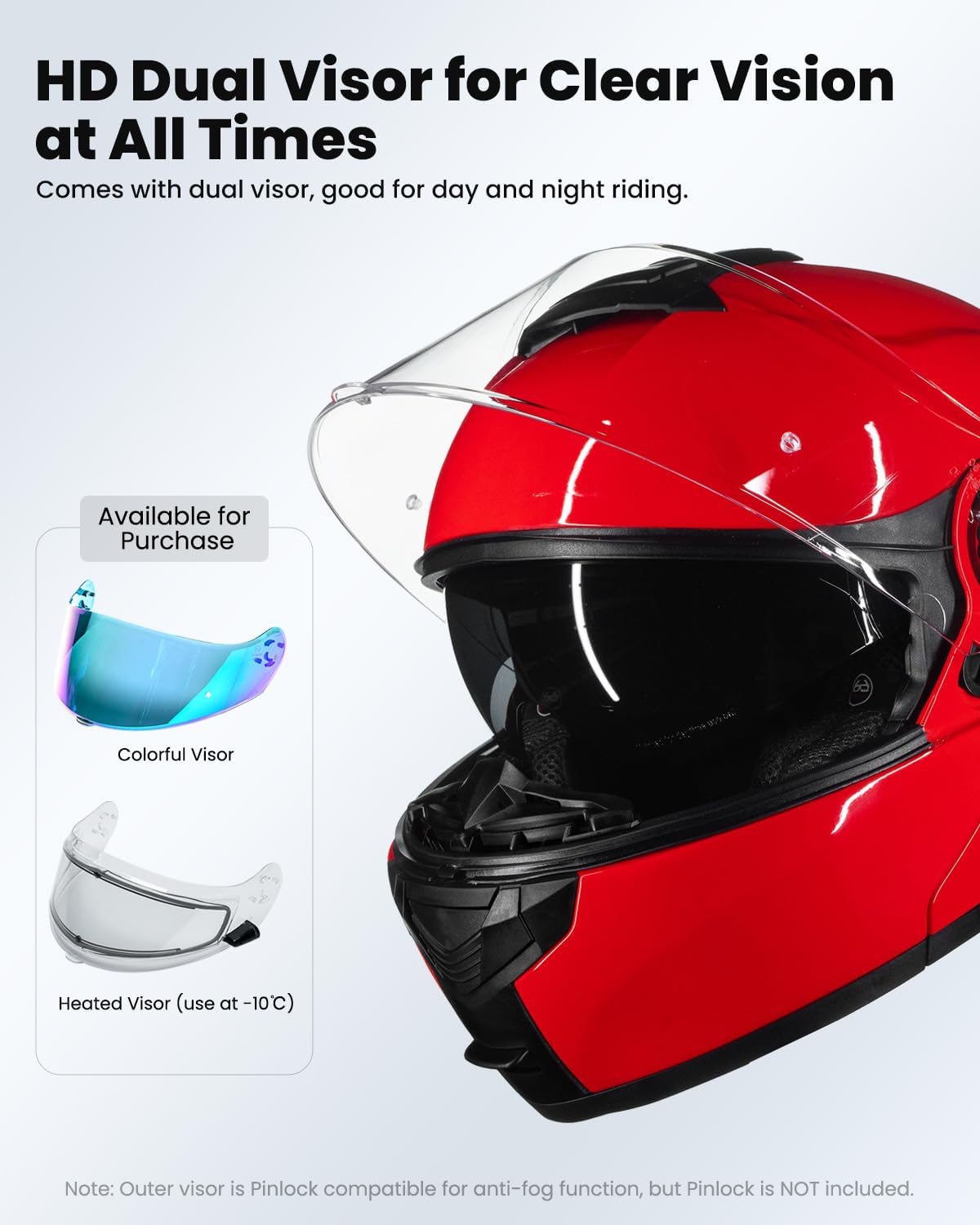 ILM 159BT - Casco de motocicleta modular Bluetooth con intercomunic...