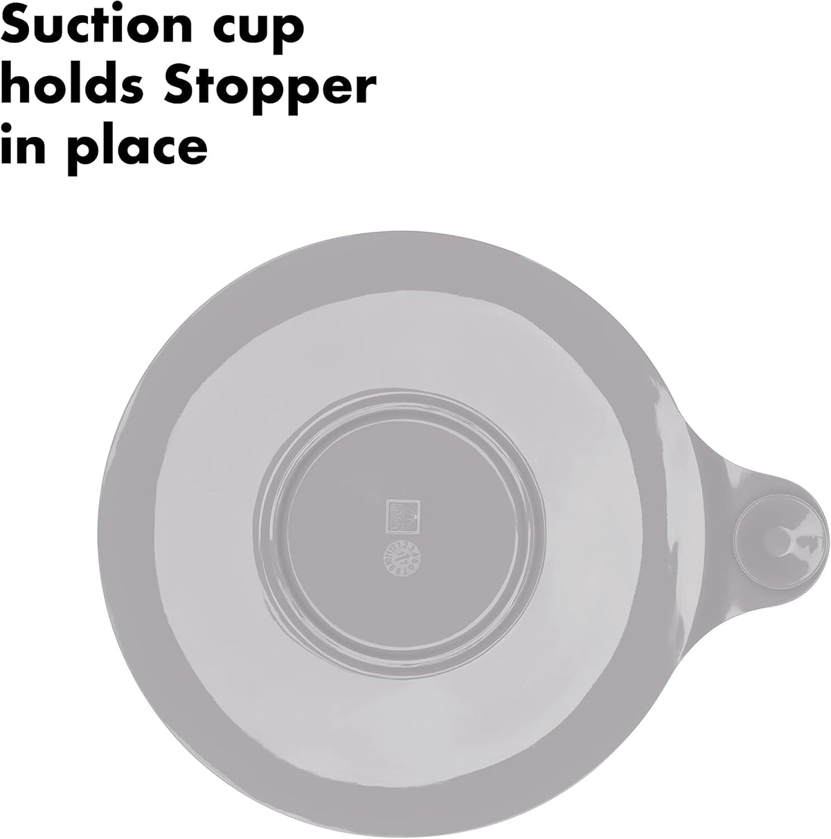 OXO Good Grips Tapón de silicona y acero inoxidable para bañera (gr...