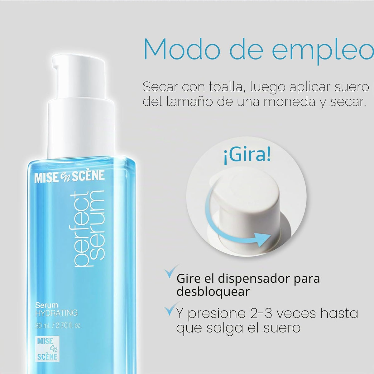 Mise En Scene Perfect - Suero hidratante para la hidratación del ca...