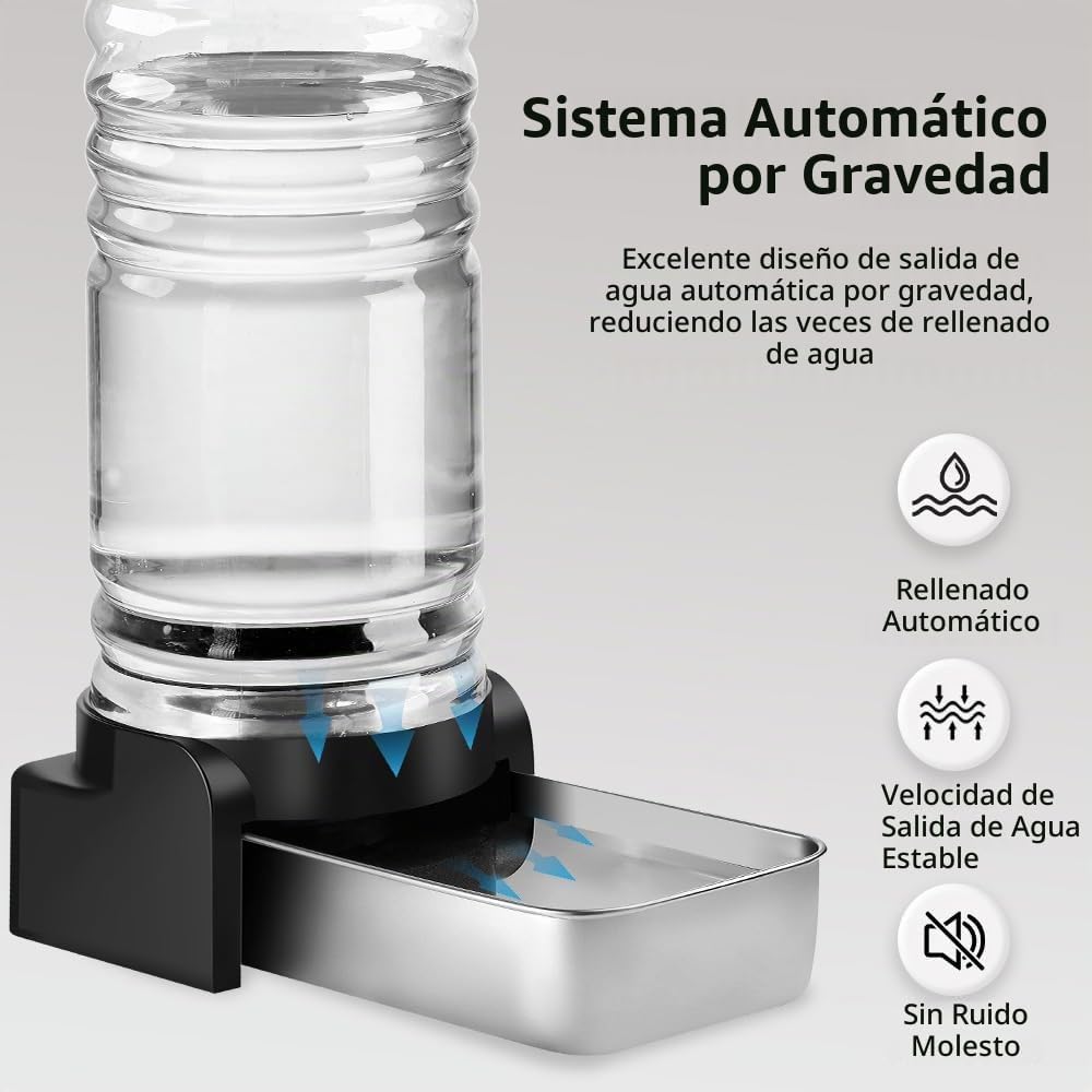 Marchul Dispensador de agua para perros de 2.3 galones, dispensador...