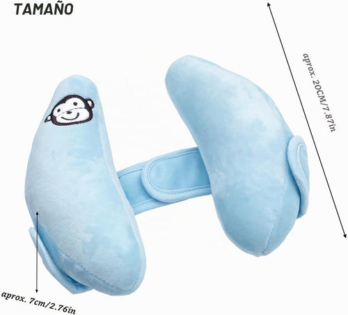 Almohada ajustable para la cabeza y el cuello del bebé, almohada de...