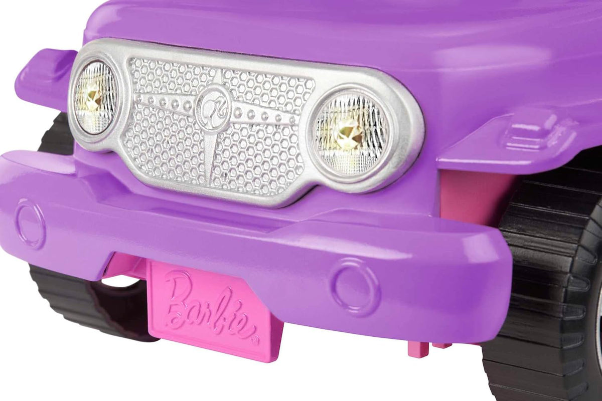 Barbie Dreamland Off-Road Vehicle | Vehículo morado con 2 asientos...