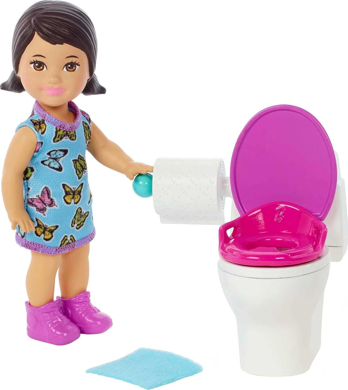 Barbie Skipper Babysitters Inc Juego con muñeca morena | en Vestido...