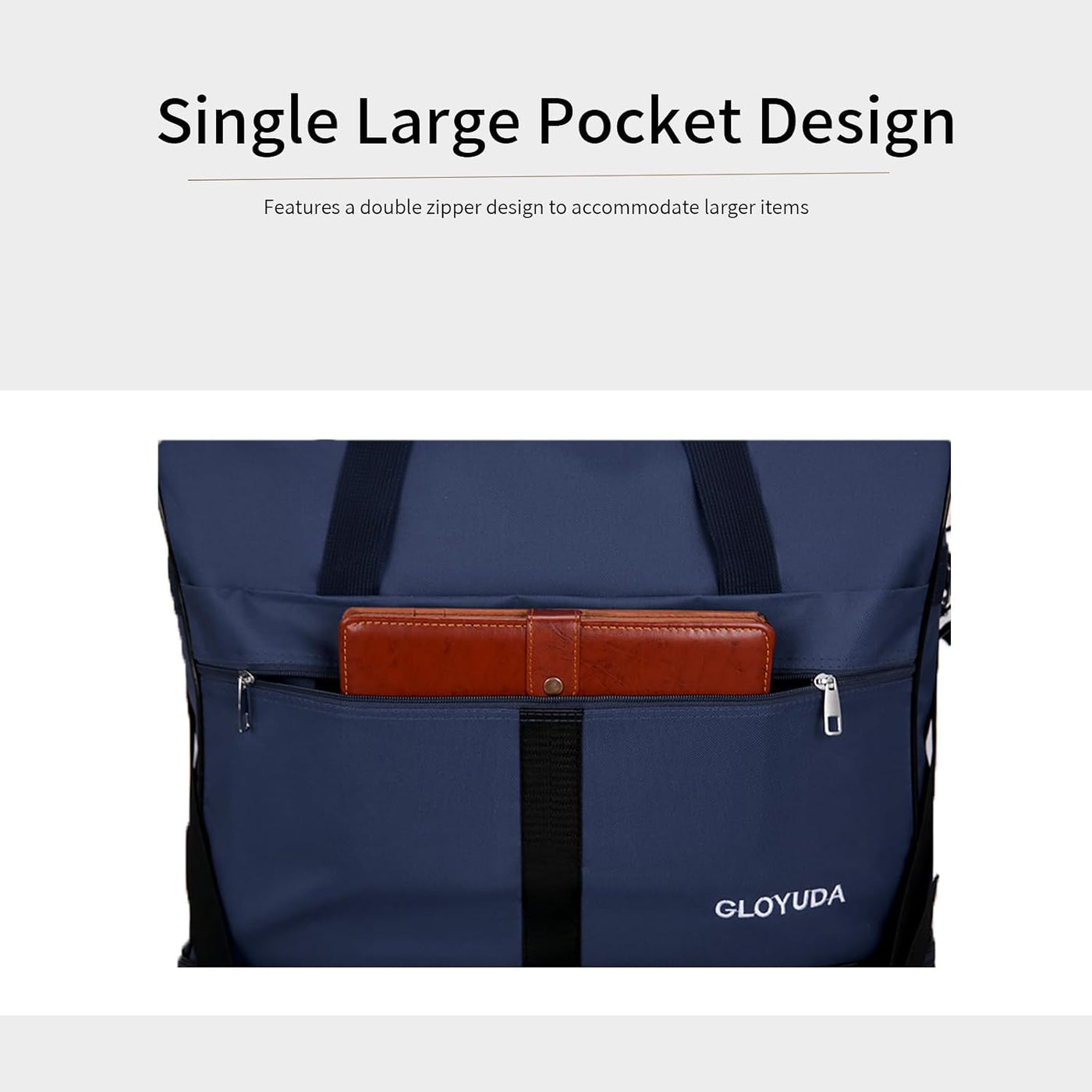 Gloyuda Maletas extra grandes de 43.8 pulgadas con ruedas, bolsa de...