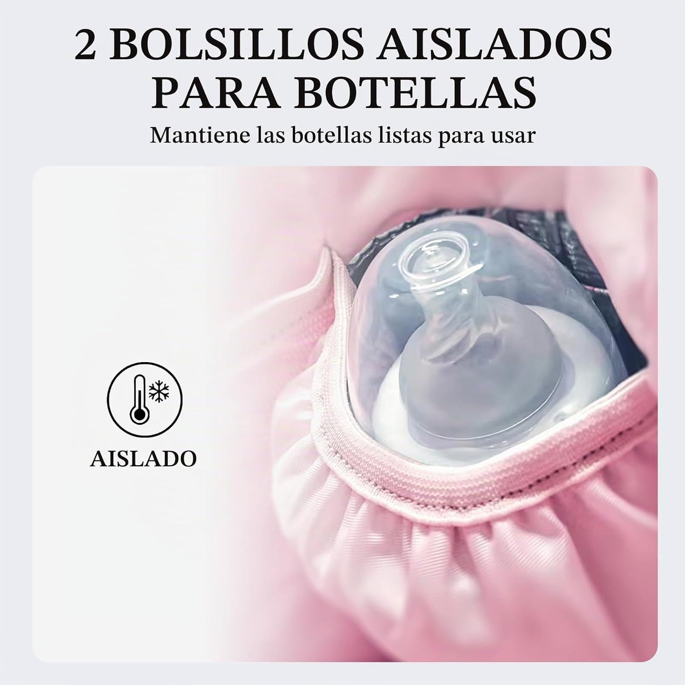 MOMINSIDE Bolsa de pañales de hospital para mujer, bolsa de bebé gr...