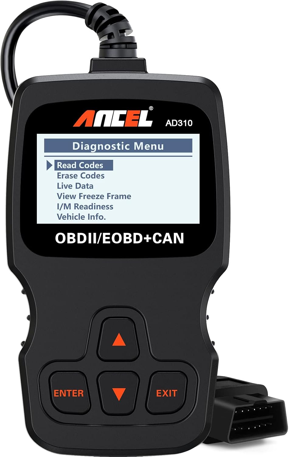 ANCEL AD310 Escáner universal clásico mejorado OBD II, Lector de có...