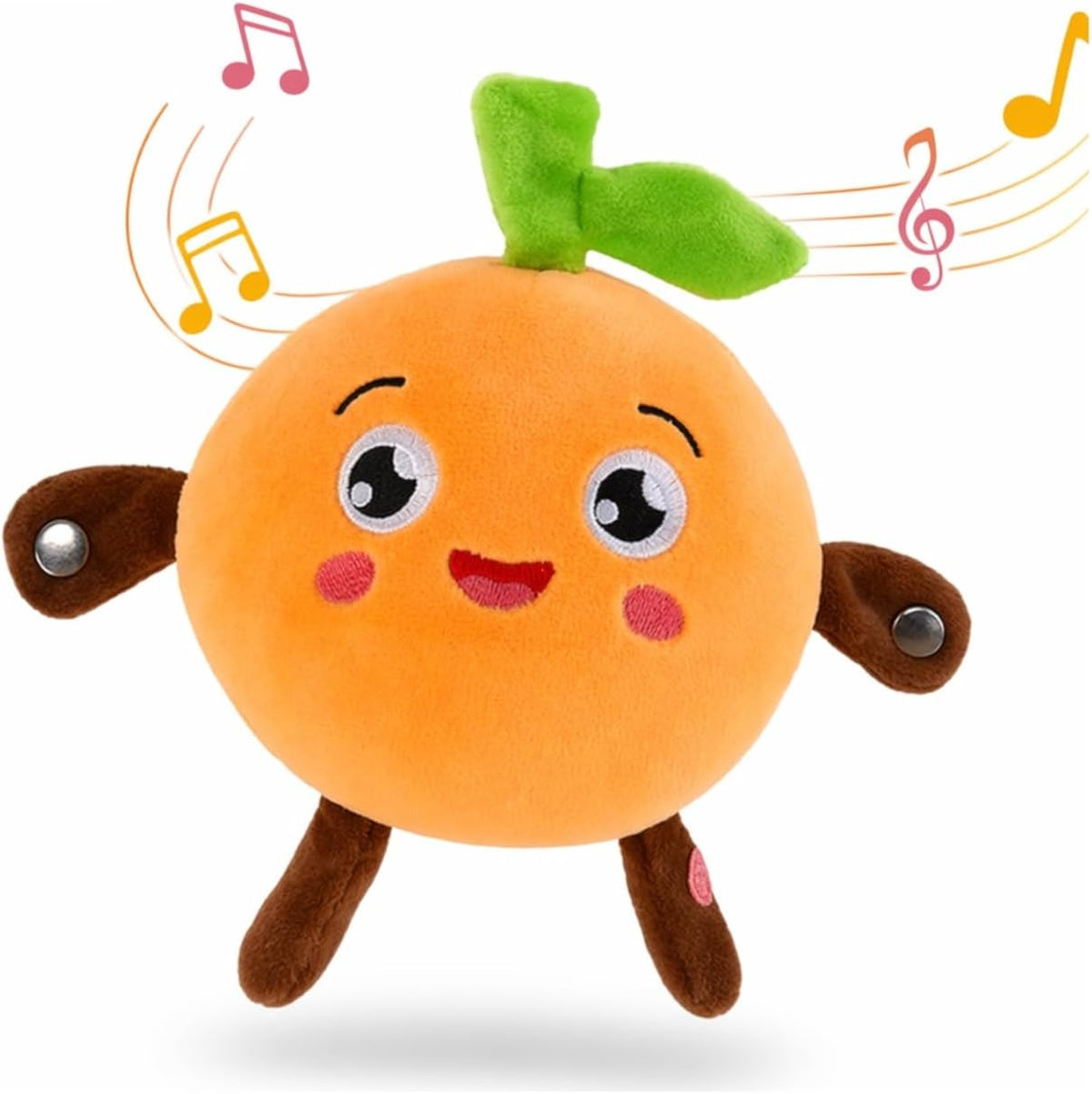 DoddyFun Juego de juguetes de peluche interactivos con música para...