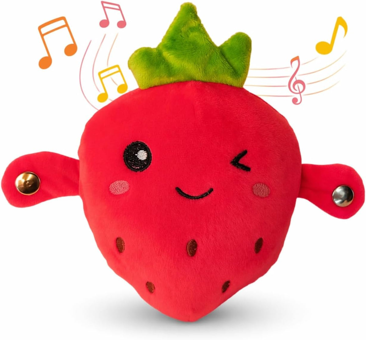 DoddyFun Juego de juguetes de peluche interactivos con música para...