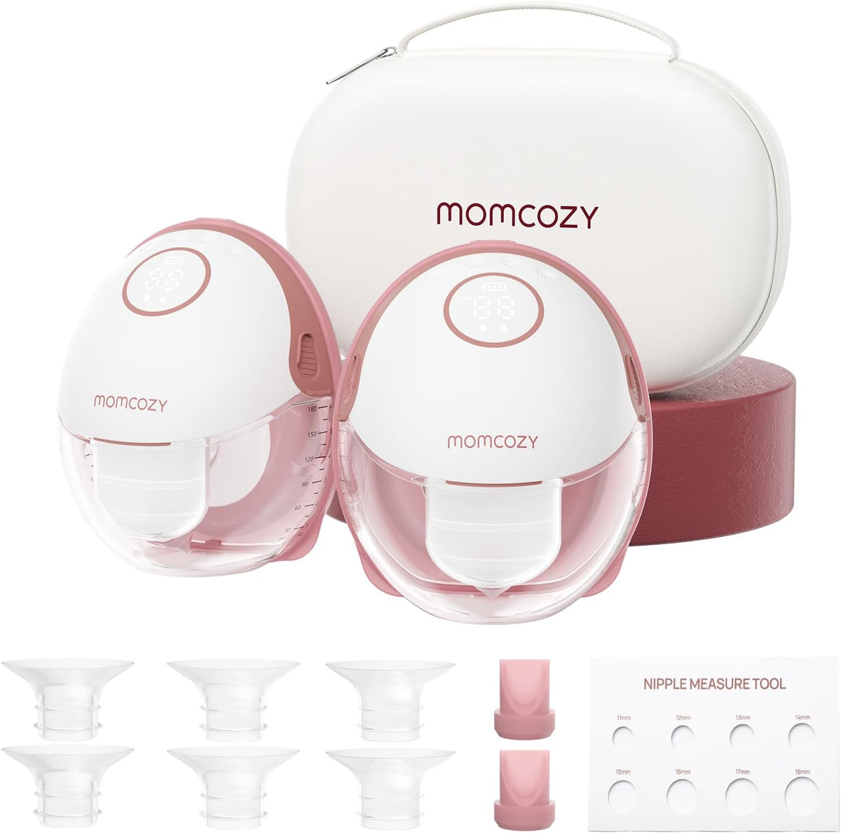 Momcozy Extractor de leche manos libres estilo móvil usable M6 0.94...