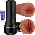 EINSEO Sex Toys - Masturbador masculino con mangas duales, bolsillo...