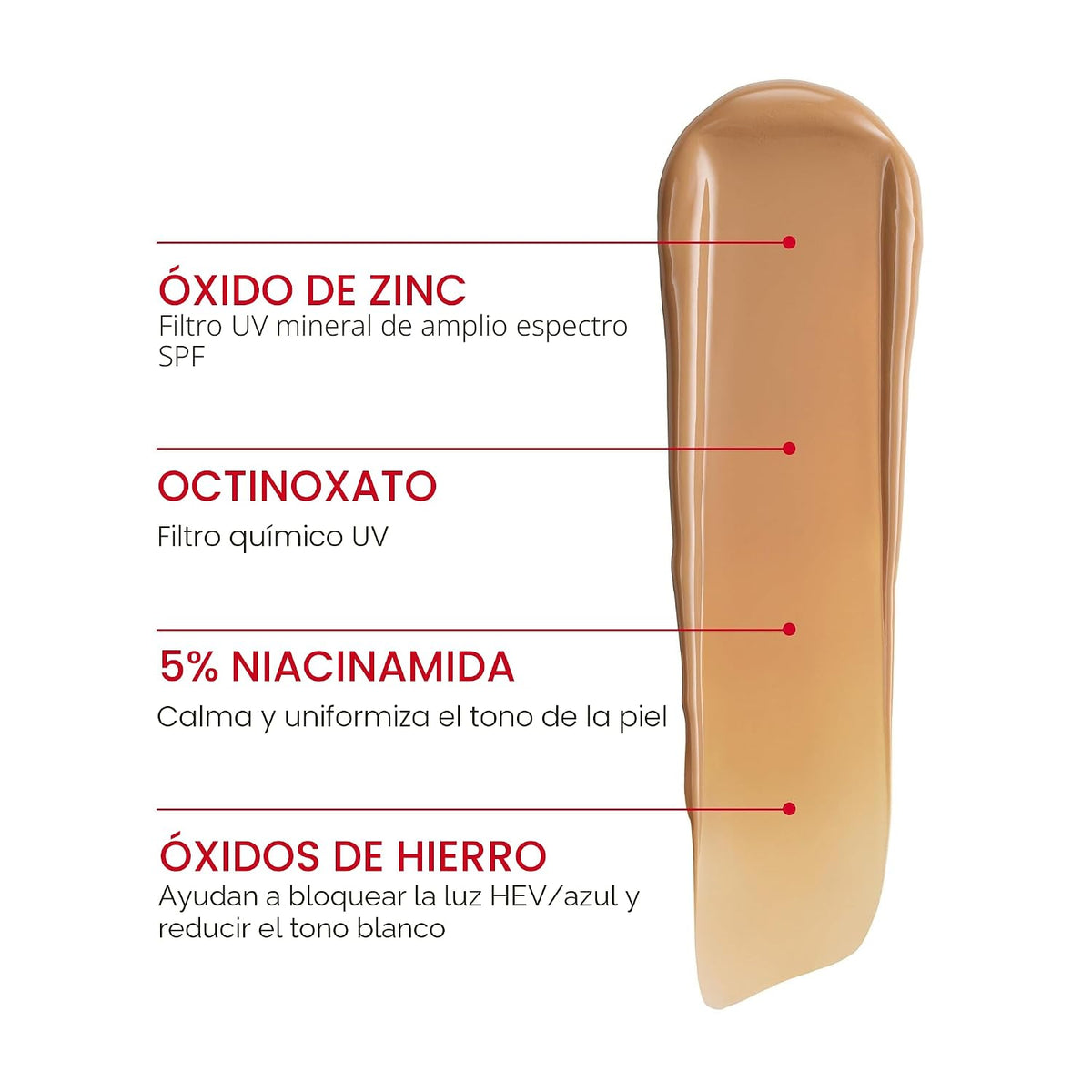 Protector solar facial transparente UV EltaMD con óxido de zinc, si...