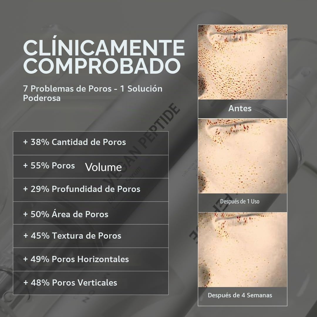 MIZON Suero potenciador de péptidos veganos 7 + ácido hialurónico 100