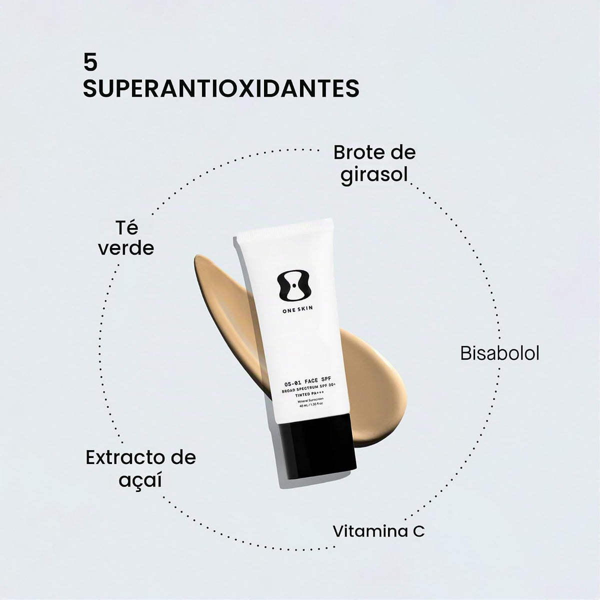 OneSkin FACE SPF OS-01 - Protector solar mineral de amplio espectro...