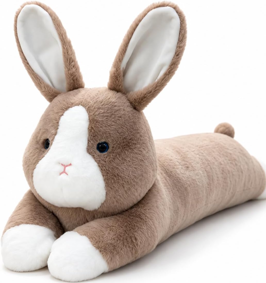 MMguai Peluche de conejo gigante de 40 pulgadas, almohada de felpa...