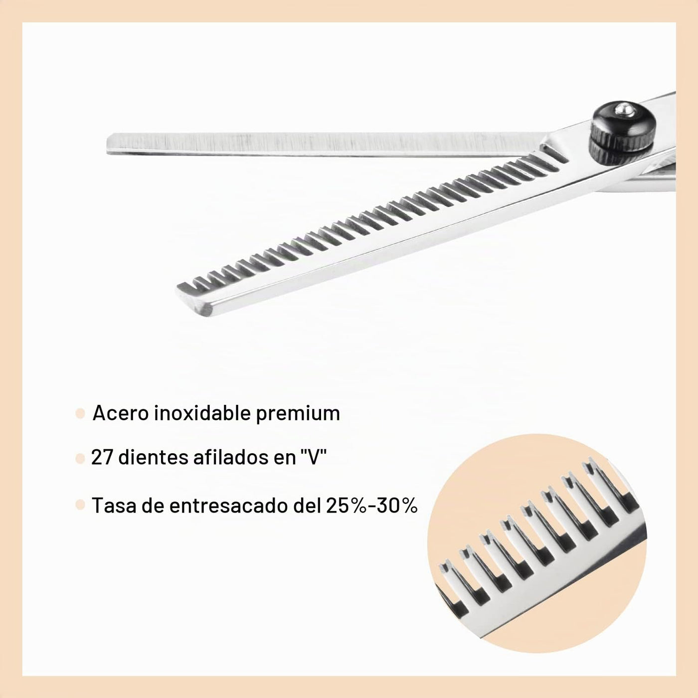 Fcysy Herramientas profesionales de corte de cabello de 11 piezas -...