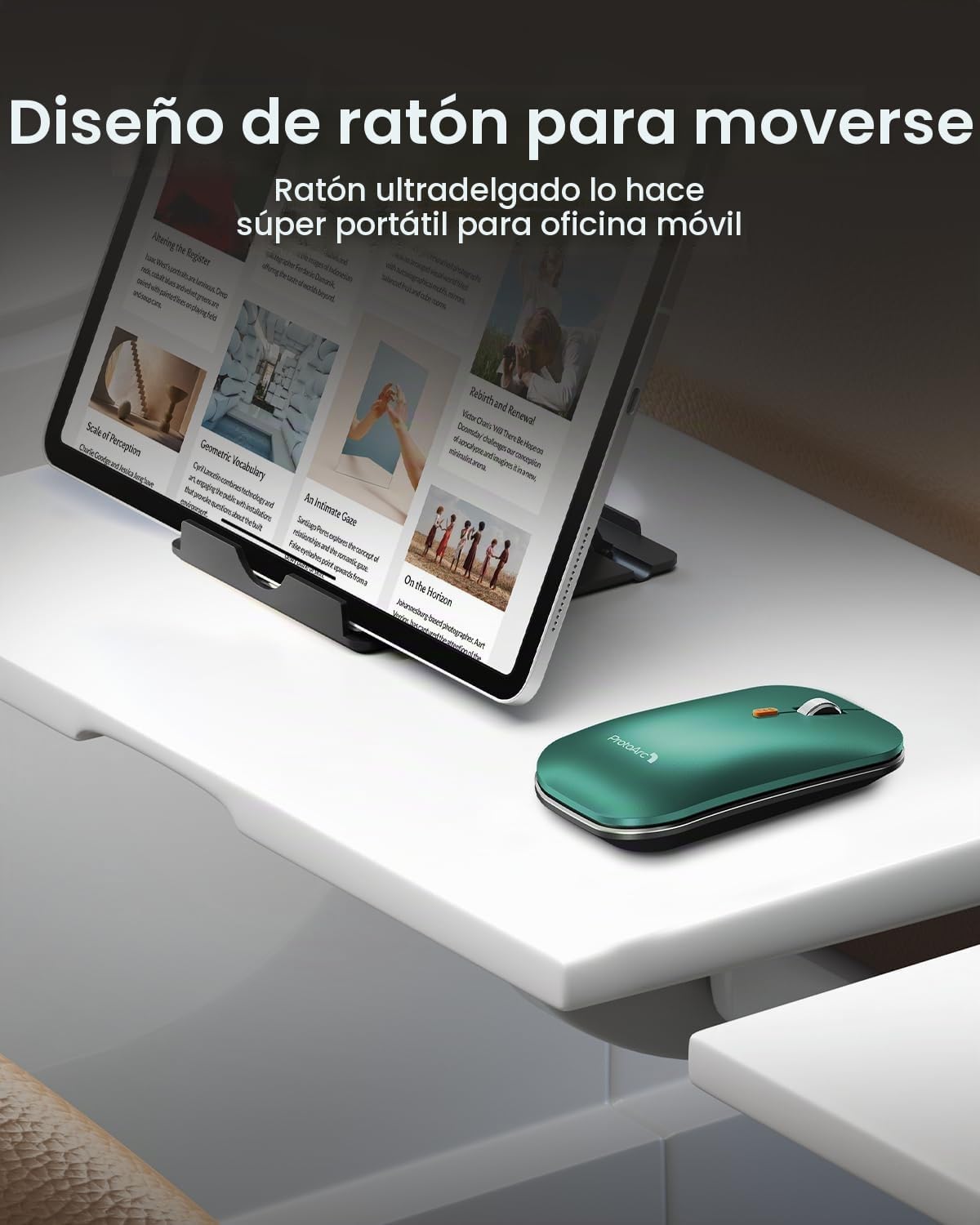 ProtoArc XKM01 - Combo de ratón y teclado plegable de tamaño comple...