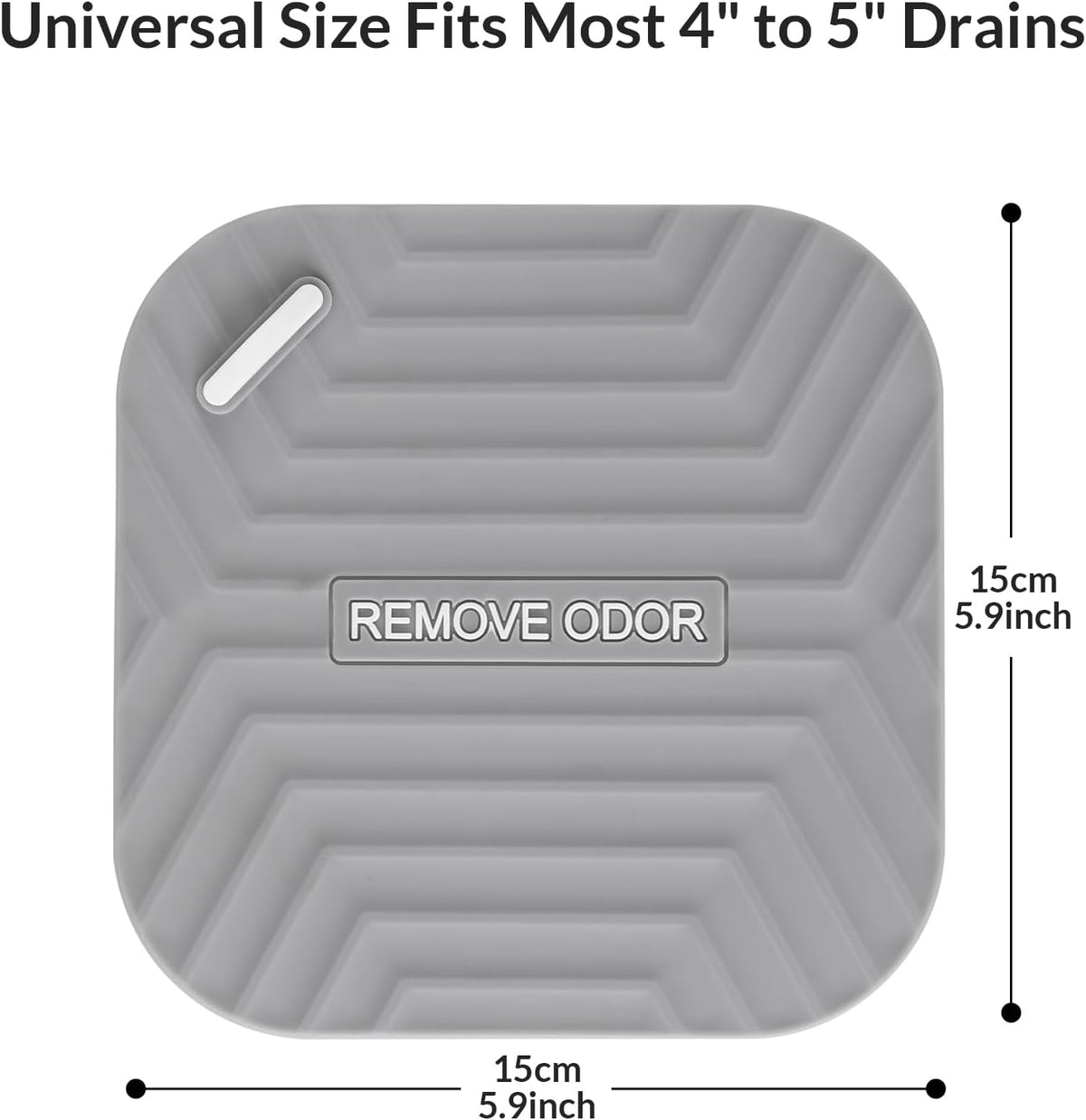 Paquete de 3 tapones de silicona para desagüe de ducha \u2013 Alfom...