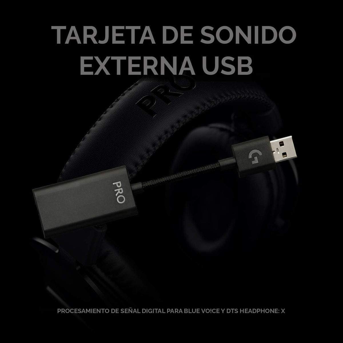 Auriculares para juegos con cable Logitech G PRO X - Negro | Blue V...