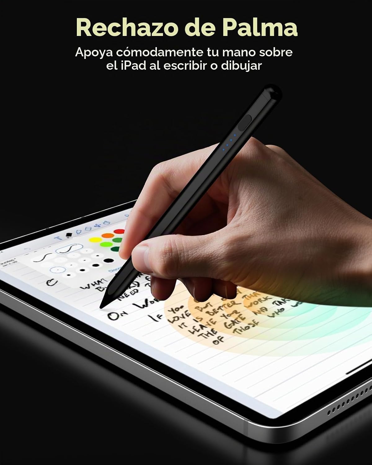 Moko Pencil para iPad (A16) de 11.ª y 10.ª generación, carga rápida...