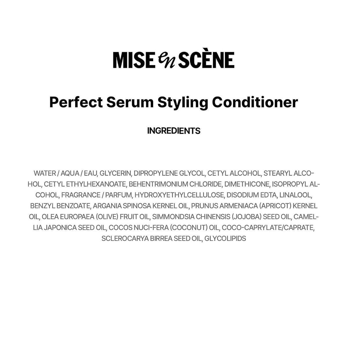 Mise En Scene Perfect Serum Styling Conditioner - Acondicionador a...