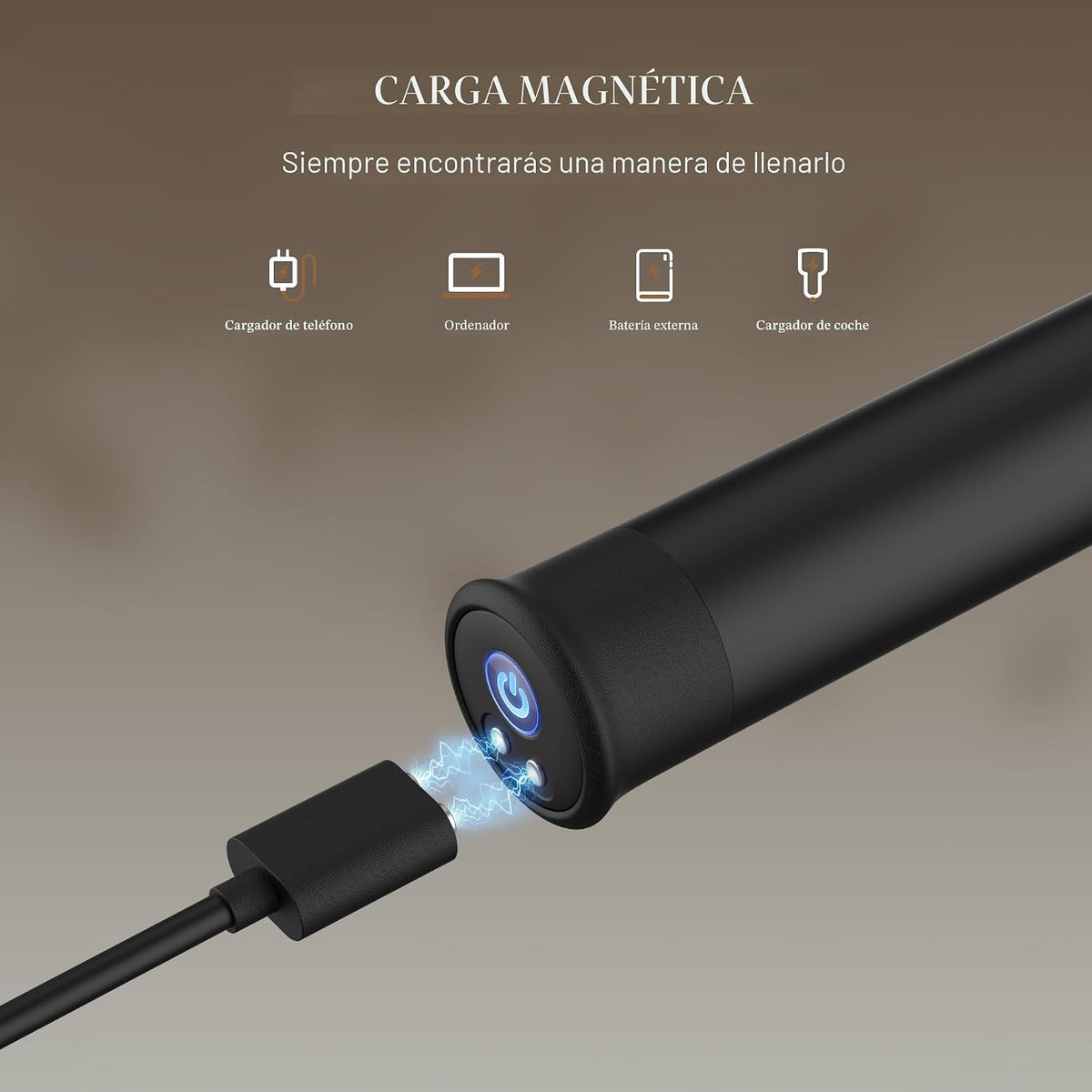 Vibrador bala con punta angulada para una estimulación precisa del...