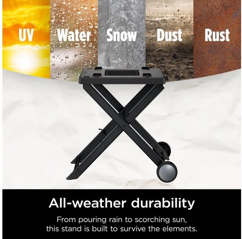 Soporte plegable para parrilla de exterior Ninja XSKSTAND Woodfire,...